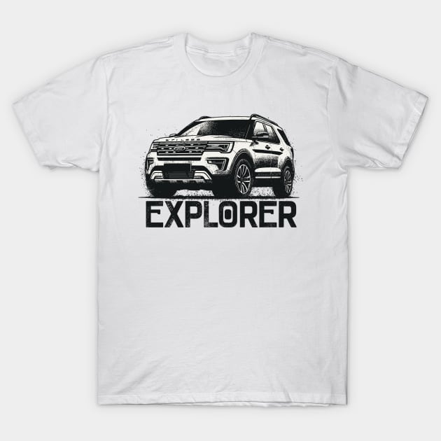 Ford Explorer T-Shirt by Vehicles-Art